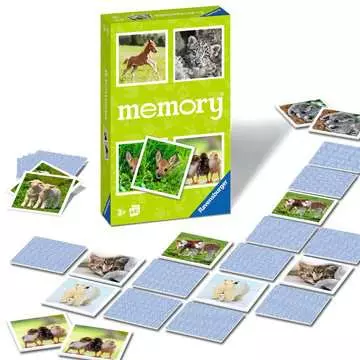 Jonge dieren memory Spellen;Pocketspellen - image 3 - Ravensburger