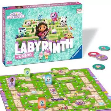 Gabby s Dollhouse Junior Labyrinth Spil;Børnespil - Billede 4 - Ravensburger