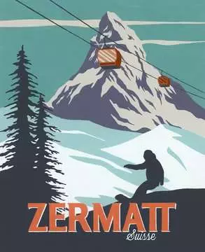 CreArt Serie Trend C -Svizzera, Zermatt Giochi Creativi;CreArt Adulti - immagine 2 - Ravensburger