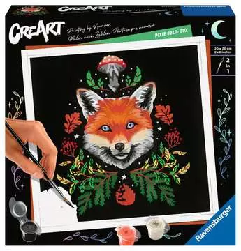 CreArt Serie Trend quadrati - Pixie Cold, Volpe Giochi Creativi;CreArt Adulti - immagine 1 - Ravensburger