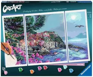 CreArt Serie Premium Trittico - Las Cinco Tierras Juegos Creativos;CreArt Adultos - imagen 1 - Ravensburger