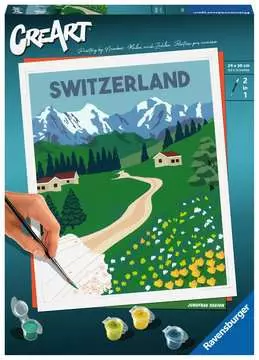 CreArt Serie Trend C - Región de Jungfrau en Suiza Juegos Creativos;CreArt Adultos - imagen 1 - Ravensburger