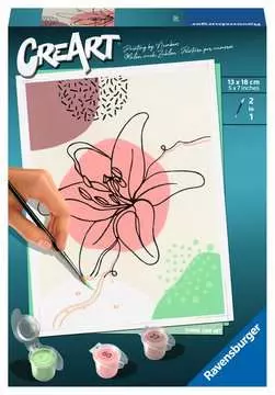 CreArt Buď šťastný: Květinová perokresba Kreativní a výtvarné hračky;CreArt Malování pro dospělé - obrázek 1 - Ravensburger