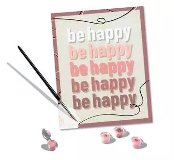 CreArt Buď šťastný: Be happy Kreativní a výtvarné hračky;CreArt Malování pro dospělé - obrázek 3 - Ravensburger