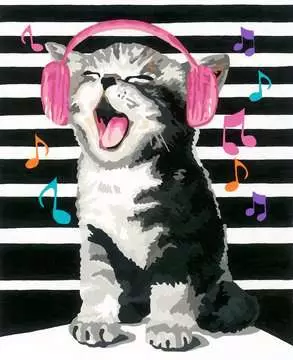 CreArt Zpívající kočka Kreativní a výtvarné hračky;CreArt Malování pro dospělé - obrázek 2 - Ravensburger
