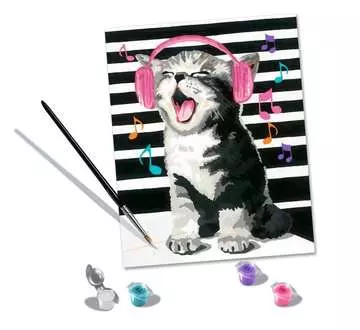 CreArt Zpívající kočka Kreativní a výtvarné hračky;CreArt Malování pro dospělé - obrázek 3 - Ravensburger