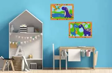 CreArt Serie Junior: 2 x Dinosaurios Juegos Creativos;CreArt Niños - imagen 4 - Ravensburger