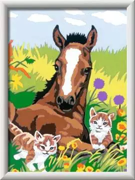 CreArt Kůň a koťata Kreativní a výtvarné hračky;CreArt Malování pro děti - obrázek 2 - Ravensburger