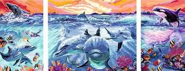 Dolphins at sunset Hobby;Schilderen op nummer - image 2 - Ravensburger