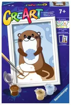 CreArt Roztomilá vydra Kreativní a výtvarné hračky;CreArt Malování pro děti - obrázek 1 - Ravensburger