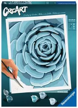 CreArt - 24x30 cm - Fleur bleue Loisirs créatifs;Peinture - Numéro d’art - Image 1 - Ravensburger