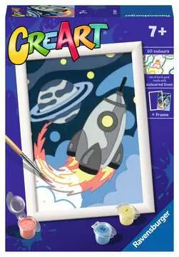 CreArt Vesmírná raketa Kreativní a výtvarné hračky;CreArt Malování pro děti - obrázek 1 - Ravensburger