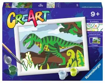 CreArt Toulající se dinosaurus Kreativní a výtvarné hračky;CreArt Malování pro děti - obrázek 1 - Ravensburger