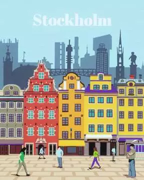 CreArt Trendy města: Stockholm Kreativní a výtvarné hračky;CreArt Malování pro dospělé - obrázek 2 - Ravensburger