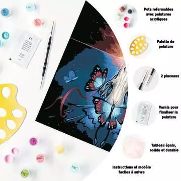 CreArt - 30x40cm - Beautiful death / Jojoesart edition Loisirs créatifs;Peinture - Numéro d’art - Image 6 - Ravensburger