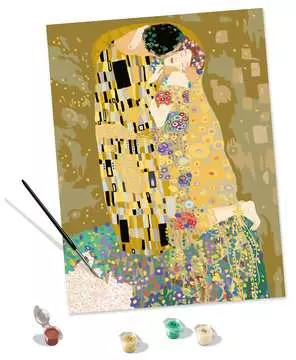 CreArt - 30x40cm - Klimt - The Kiss Loisirs créatifs;Peinture - Numéro d’art - Image 9 - Ravensburger