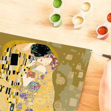 CreArt - 30x40cm - Klimt - The Kiss Loisirs créatifs;Peinture - Numéro d’art - Image 7 - Ravensburger