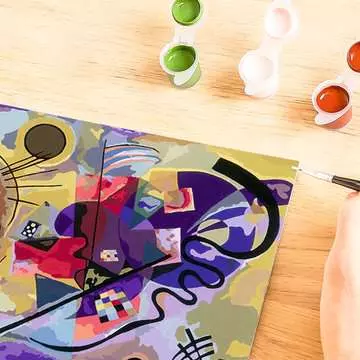 CreArt Wassily Kandinsky: Žlutá, červená, modrá Kreativní a výtvarné hračky;CreArt Malování pro dospělé - obrázek 6 - Ravensburger
