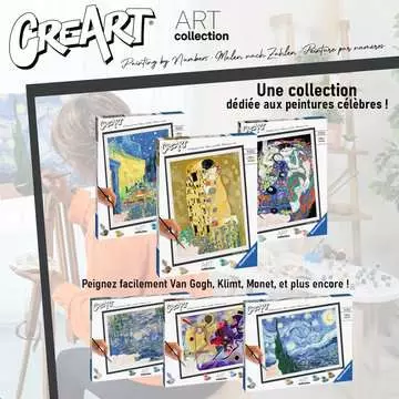 CreArt - 30x40cm - Monet - Waterlilies Loisirs créatifs;Peinture - Numéro d’art - Image 8 - Ravensburger
