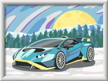 Blue Lamborghini Hobby;Schilderen op nummer - image 2 - Ravensburger