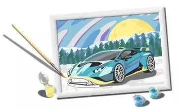Blue Lamborghini Hobby;Schilderen op nummer - image 3 - Ravensburger