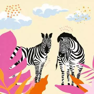 CreArt Serie Trend quadrati - Zebra Giochi Creativi;CreArt Adulti - immagine 2 - Ravensburger