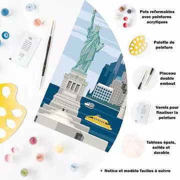CreArt - 24x30cm - New York Loisirs créatifs;Peinture - Numéro d’art - Image 7 - Ravensburger