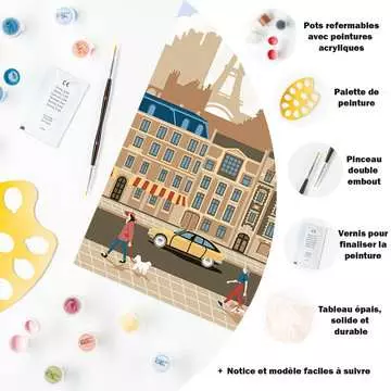 CreArt - 24x30cm - Paris Loisirs créatifs;Peinture - Numéro d’art - Image 7 - Ravensburger