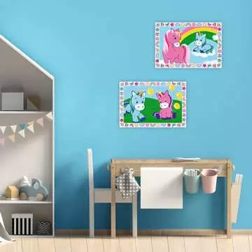 CreArt Serie Junior: 2 x Divenrtenti unicorni Giochi Creativi;CreArt Junior - immagine 6 - Ravensburger