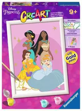 CreArt Paint by Numbers - Disney Princess Arts & Craft;CreArt - bild 2 - Ravensburger