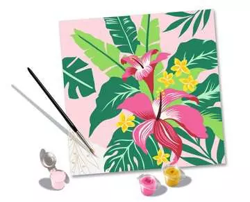 CreArt - 20x20cm - tropical Loisirs créatifs;Peinture - Numéro d’art - Image 9 - Ravensburger