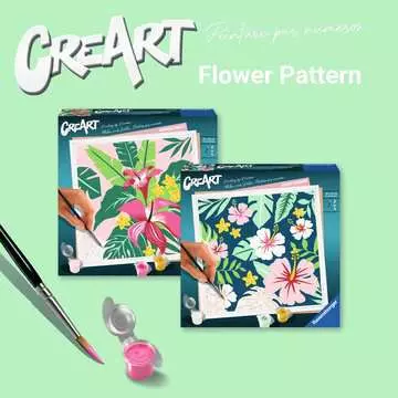 CreArt - 20x20cm - Exotic Plants Loisirs créatifs;Peinture - Numéro d’art - Image 8 - Ravensburger