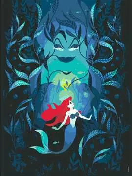 CreArt 30x40cm Ariel et Ursula Disney Princess Loisirs créatifs;Peinture - Numéro d’art - Image 2 - Ravensburger