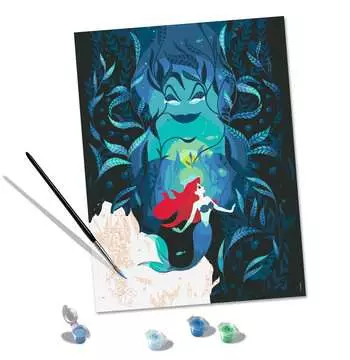 CreArt - 30x40cm - Ariel et Ursula Disney Princess Loisirs créatifs;Peinture - Numéro d’art - Image 8 - Ravensburger