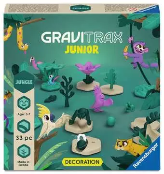 GraviTrax JUNIOR Set d extension / décoration Jungle GraviTrax;GraviTrax Sets d’extension - Image 1 - Ravensburger