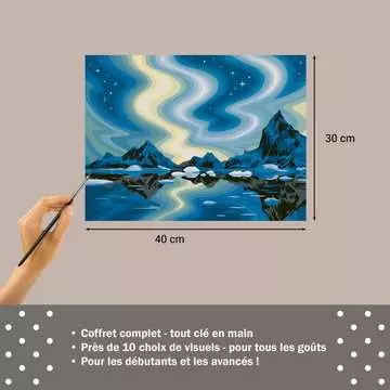 CreArt - Toiles - Aurores Boréales Loisirs créatifs;Peinture - Numéro d’art - Image 7 - Ravensburger