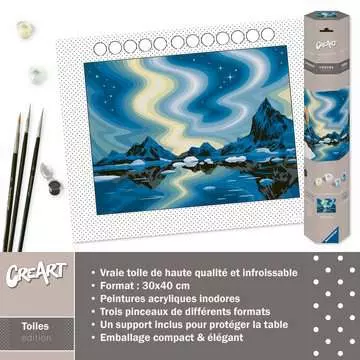 CreArt - Toiles - Aurores Boréales Loisirs créatifs;Peinture - Numéro d’art - Image 6 - Ravensburger