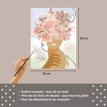 CreArt - Toiles - Flowers on my mind Loisirs créatifs;Peinture - Numéro d’art - Image 7 - Ravensburger