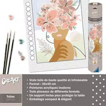 CreArt - Toiles - Flowers on my mind Loisirs créatifs;Peinture - Numéro d’art - Image 6 - Ravensburger