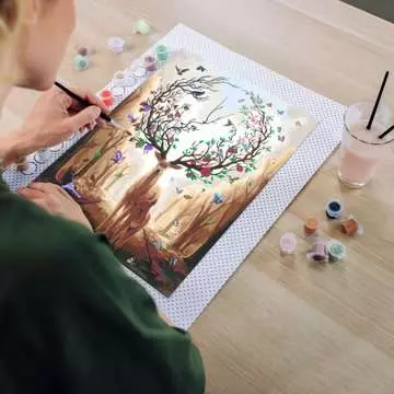 CreArt - Toiles - Cerf enchanté Loisirs créatifs;Peinture - Numéro d’art - Image 8 - Ravensburger