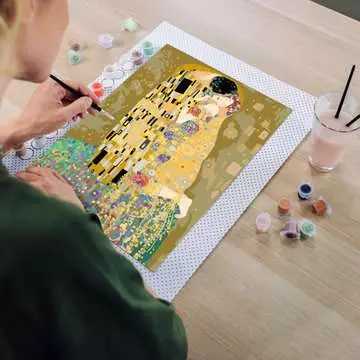 CreArt - Toiles - Klimt - Le baiser Loisirs créatifs;Peinture - Numéro d’art - Image 8 - Ravensburger
