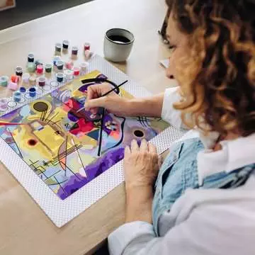 CreArt - Toiles - Kandinsky - Jaune, Rouge, Bleu Loisirs créatifs;Peinture - Numéro d’art - Image 8 - Ravensburger