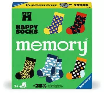 memory® Happy Socks Spel;Familjespel - bild 1 - Ravensburger