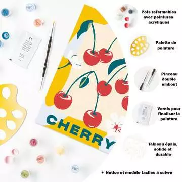 24x30cm - Cherry Loisirs créatifs;Peinture - Numéro d’art - Image 7 - Ravensburger