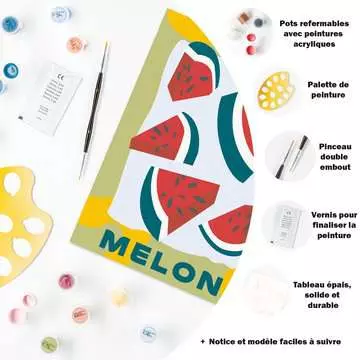 18x24cm - Melon Loisirs créatifs;Peinture - Numéro d’art - Image 7 - Ravensburger