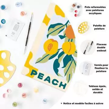CreArt - 18x24cm - Peach Loisirs créatifs;Peinture - Numéro d’art - Image 7 - Ravensburger