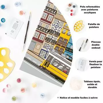 CreArt - 24x30cm - Lisbon Loisirs créatifs;Peinture - Numéro d’art - Image 7 - Ravensburger