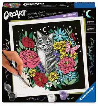 CreArt Pixie Cold: Cat Hobby;Schilderen op nummer - image 1 - Ravensburger