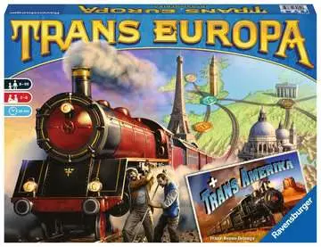 TRANS EUROPA + TRANS AMERIKA Gry;Gry dla dzieci - Zdjęcie 1 - Ravensburger