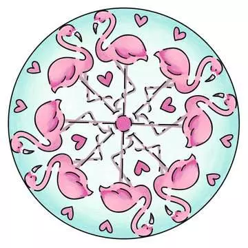 Mandala Mini Flamingo Loisirs créatifs;Mandala-Designer® - Image 2 - Ravensburger